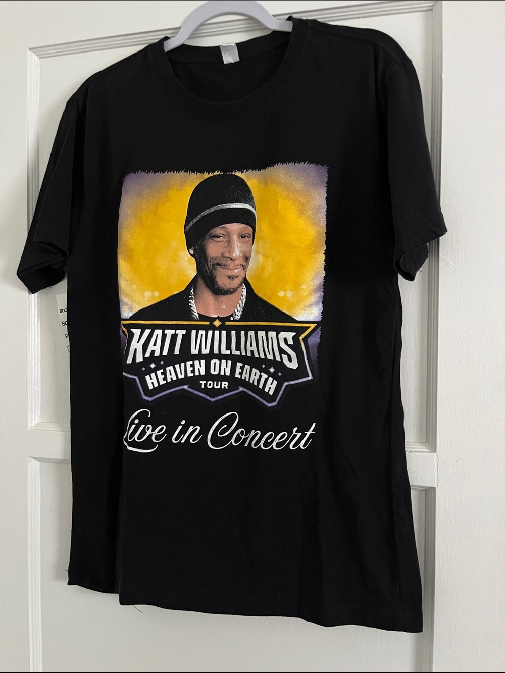 Katt Williams Black Concert Art Print with Yellow & Purple Accents